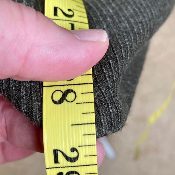 Pink Clover Penton Two Pocket Olive Green Cardigan Size Small (F12) - Picture 9 of 9